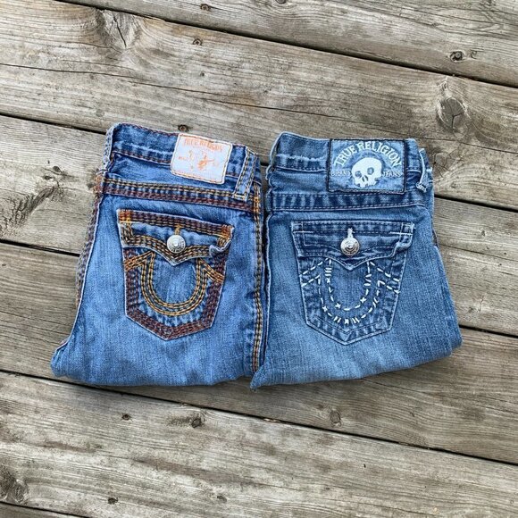 LOT OF 3 Vintage True Religion Jeans - Picture 6 of 7